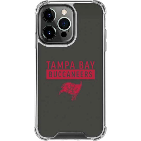 NFL Tampa Bay Buccaneers Brown Performance Series iPhone 14 Pro Clear Case