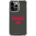 NFL Tampa Bay Buccaneers Brown Performance Series iPhone 14 Pro Clear Case