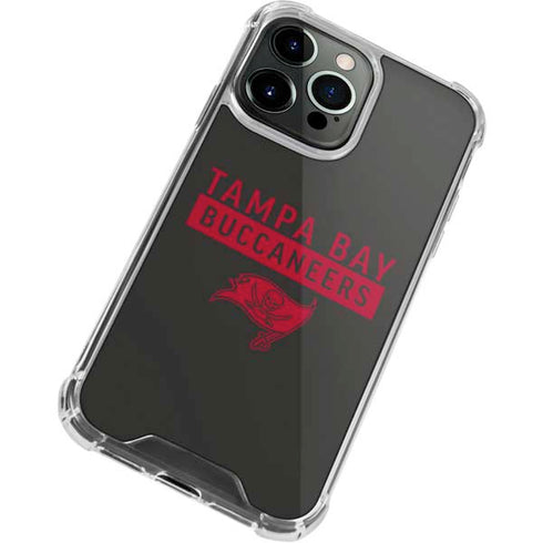 NFL Tampa Bay Buccaneers Brown Performance Series iPhone 14 Pro Clear Case