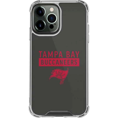 NFL Tampa Bay Buccaneers Brown Performance Series iPhone 15 Pro Max Clear Case