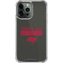 NFL Tampa Bay Buccaneers Brown Performance Series iPhone 15 Pro Max Clear Case