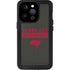 NFL Tampa Bay Buccaneers Brown Performance Series iPhone 14 Pro Waterproof Case
