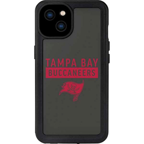NFL Tampa Bay Buccaneers Brown Performance Series iPhone 15 Plus Waterproof Case