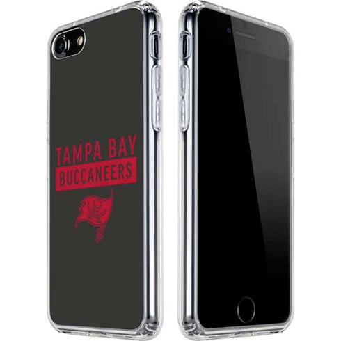 NFL Tampa Bay Buccaneers Brown Performance Series iPhone SE (2nd & 3rd Gen) Clear Case