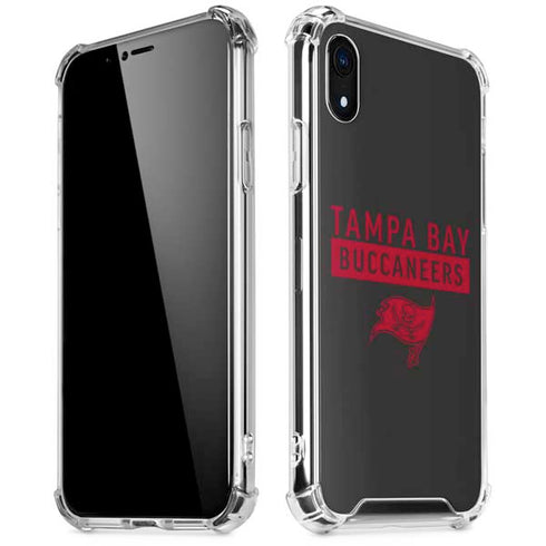 NFL Tampa Bay Buccaneers Brown Performance Series iPhone XR Clear Case