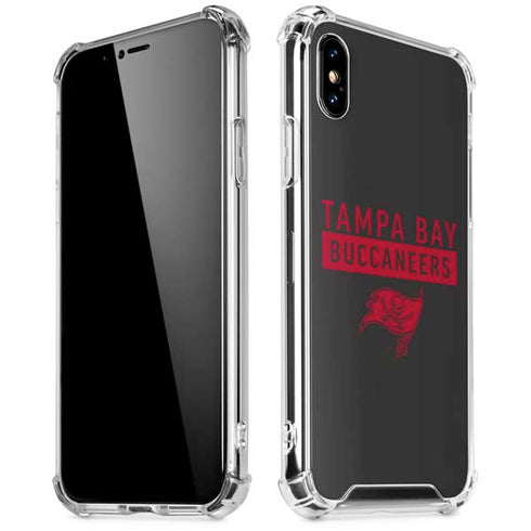 NFL Tampa Bay Buccaneers Brown Performance Series iPhone XS Max Clear Case