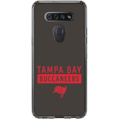 NFL Tampa Bay Buccaneers Brown Performance Series LG K51/Q51 Clear Case