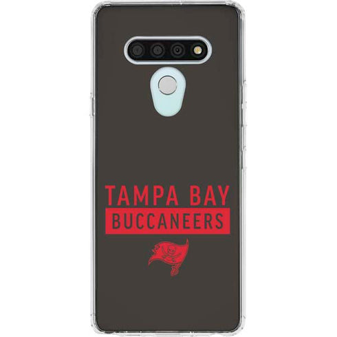NFL Tampa Bay Buccaneers Brown Performance Series LG Stylo 6 Clear Case
