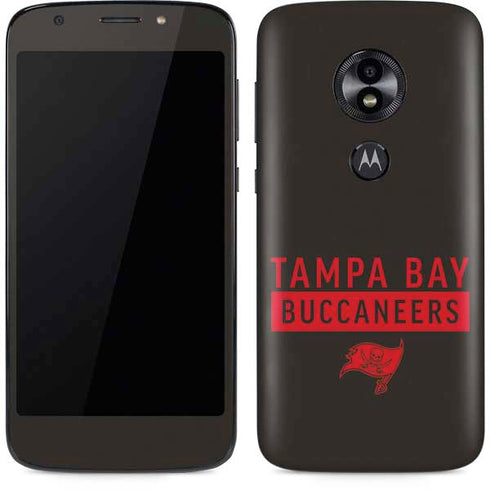 NFL Tampa Bay Buccaneers Brown Performance Series Moto E5 Play Skin