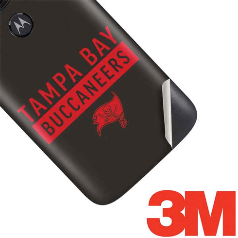 NFL Tampa Bay Buccaneers Brown Performance Series Moto E5 Play Skin