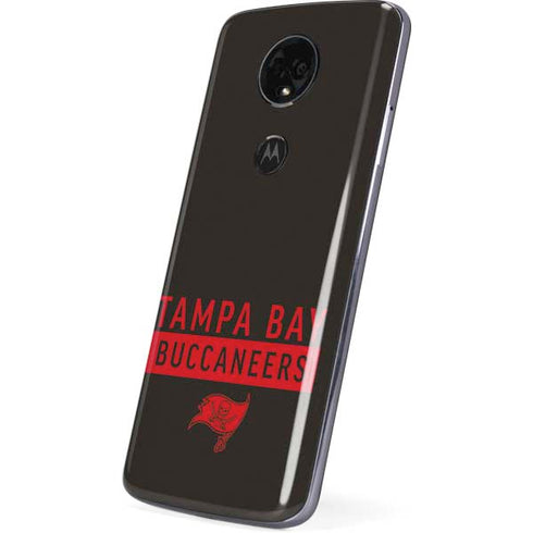 NFL Tampa Bay Buccaneers Brown Performance Series Moto E5 Plus Skin