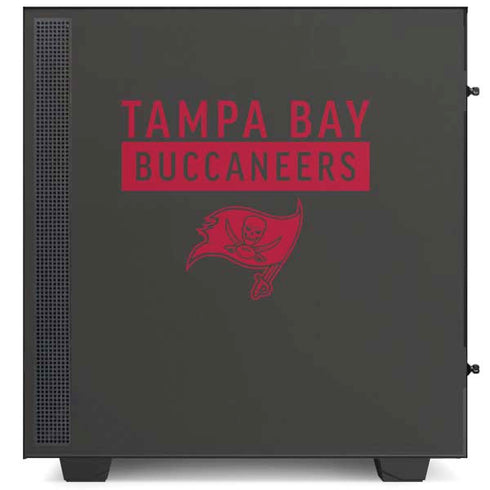 NFL Tampa Bay Buccaneers Brown Performance Series NZXT H510 Compact ATX Mid-Tower Case Skin
