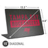 NFL Tampa Bay Buccaneers Brown Performance Series Universal Laptop 15in (12.2 x 8.8in) Skin