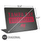 NFL Tampa Bay Buccaneers Brown Performance Series Universal Laptop 16.6in (13.4 x 9.7in) Skin