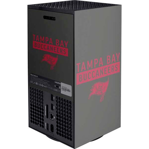 NFL Tampa Bay Buccaneers Brown Performance Series Xbox Series X Console Skin