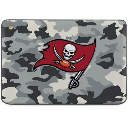 NFL Tampa Bay Buccaneers Camo HP Chromebook Skin