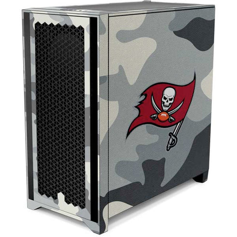 NFL Tampa Bay Buccaneers Camo Corsair 4000D Tempered Glass Mid-Tower ATX Case Skin