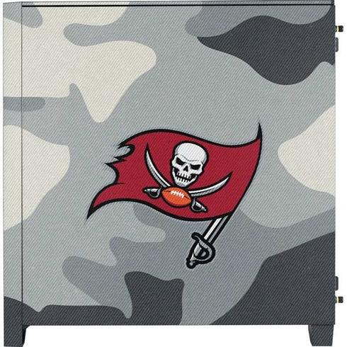 NFL Tampa Bay Buccaneers Camo Corsair 4000D Tempered Glass Mid-Tower ATX Case Skin