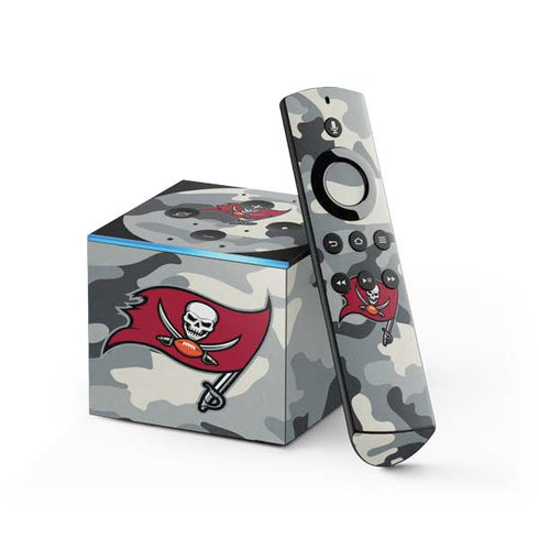 NFL Tampa Bay Buccaneers Camo Fire TV Cube Skin