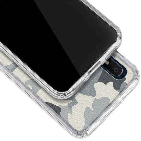 NFL Tampa Bay Buccaneers Camo Galaxy A10e Clear Case