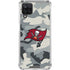 NFL Tampa Bay Buccaneers Camo Galaxy A12 Clear Case