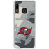 NFL Tampa Bay Buccaneers Camo Galaxy A20 Clear Case