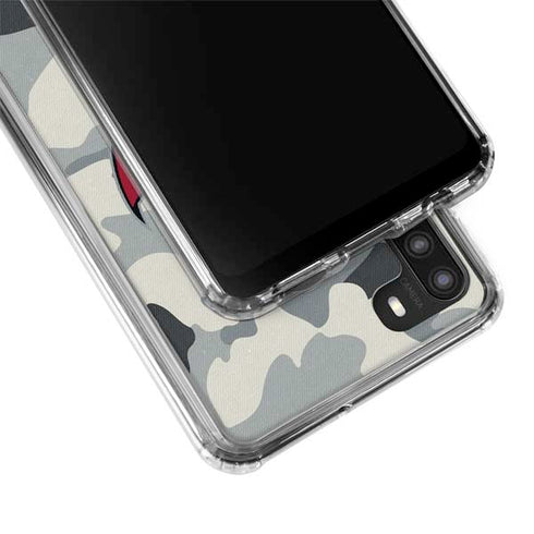 NFL Tampa Bay Buccaneers Camo Galaxy A21 Clear Case