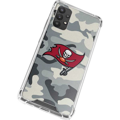 NFL Tampa Bay Buccaneers Camo Galaxy A32 5G Clear Case