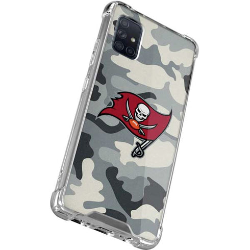 NFL Tampa Bay Buccaneers Camo Galaxy A51 5G Clear Case