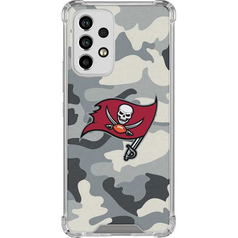NFL Tampa Bay Buccaneers Camo Galaxy A53 5G Clear Case