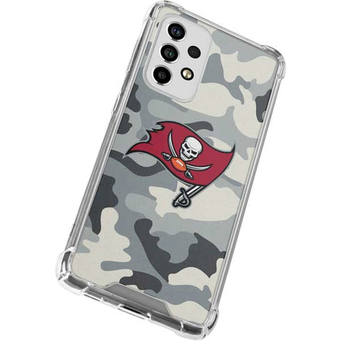 NFL Tampa Bay Buccaneers Camo Galaxy A53 5G Clear Case