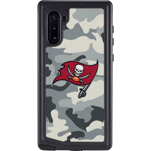 NFL Tampa Bay Buccaneers Camo Galaxy Note 10 Waterproof Case
