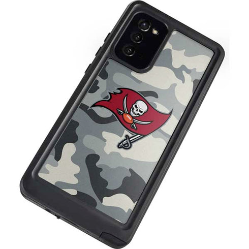 NFL Tampa Bay Buccaneers Camo Galaxy Note20 5G Waterproof Case