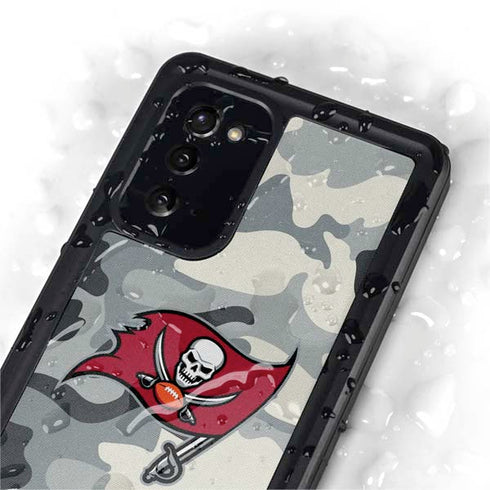 NFL Tampa Bay Buccaneers Camo Galaxy Note20 5G Waterproof Case