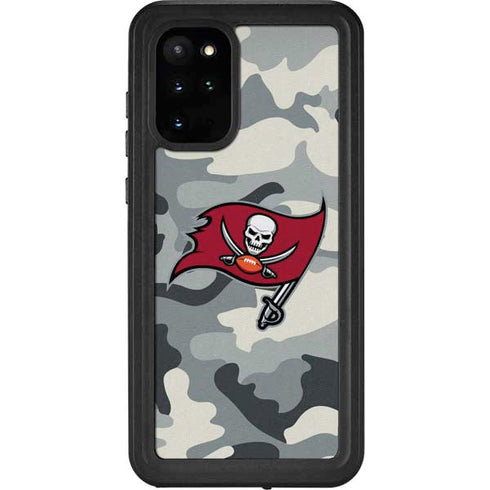 NFL Tampa Bay Buccaneers Camo Galaxy S20 Plus Waterproof Case