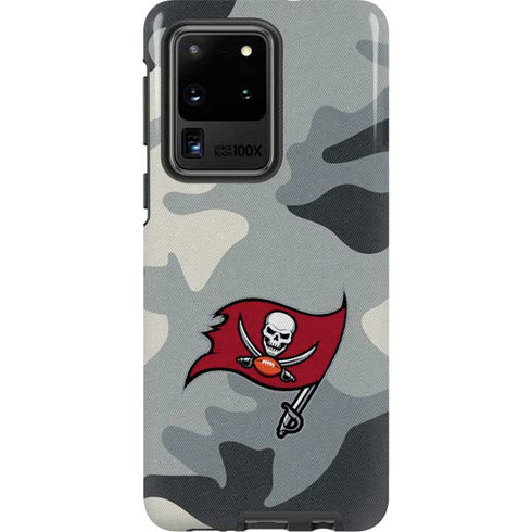 NFL Tampa Bay Buccaneers Camo Galaxy S20 Ultra 5G Pro Case