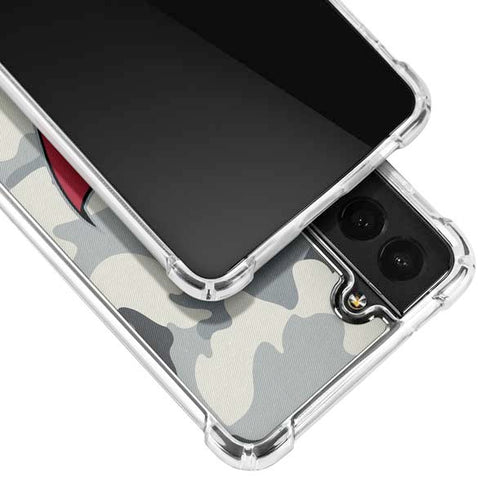 NFL Tampa Bay Buccaneers Camo Galaxy S21 FE Clear Case