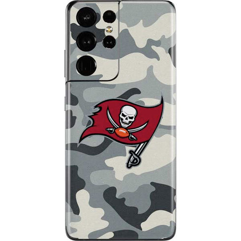 NFL Tampa Bay Buccaneers Camo Galaxy S21 Ultra 5G Skin
