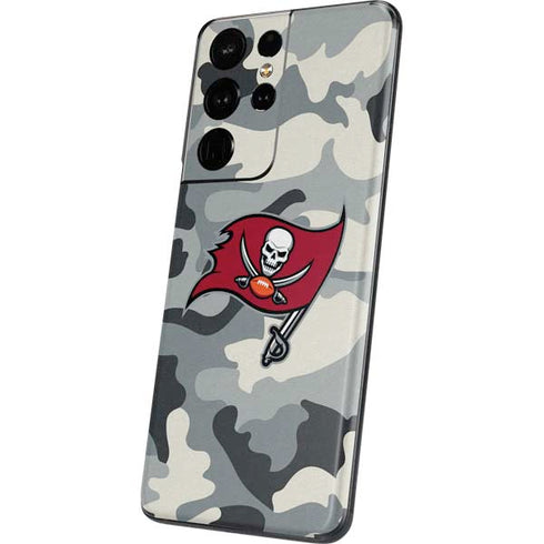 NFL Tampa Bay Buccaneers Camo Galaxy S21 Ultra 5G Skin