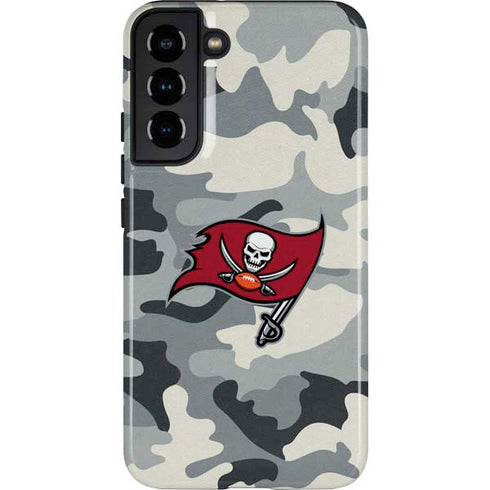 NFL Tampa Bay Buccaneers Camo Galaxy S22 Plus Pro Case