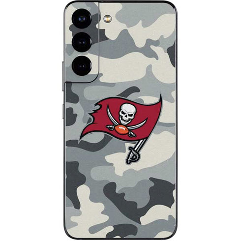 NFL Tampa Bay Buccaneers Camo Galaxy S22 Skin