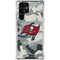 NFL Tampa Bay Buccaneers Camo Galaxy S22 Ultra Clear Case