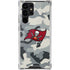 NFL Tampa Bay Buccaneers Camo Galaxy S22 Ultra Clear Case