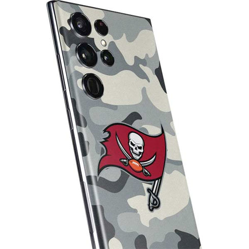 NFL Tampa Bay Buccaneers Camo Galaxy S22 Ultra Skin