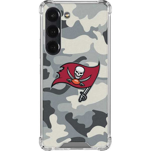 NFL Tampa Bay Buccaneers Camo Galaxy S23 Clear Case