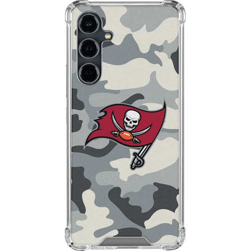 NFL Tampa Bay Buccaneers Camo Galaxy S23 FE Clear Case
