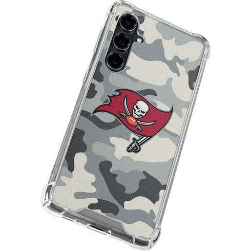 NFL Tampa Bay Buccaneers Camo Galaxy S23 FE Clear Case