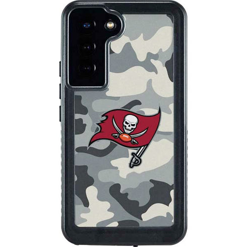 NFL Tampa Bay Buccaneers Camo Galaxy S23 Plus Waterproof Case