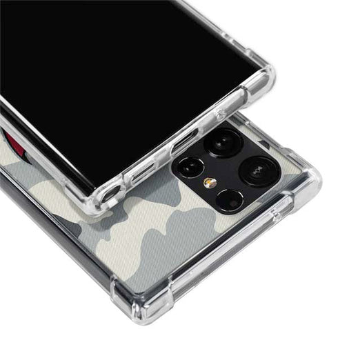 NFL Tampa Bay Buccaneers Camo Galaxy S24 Ultra Clear Case