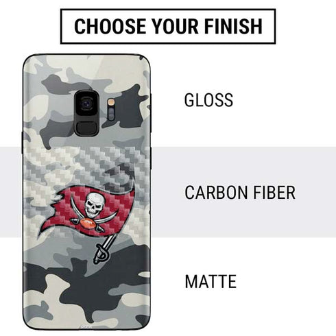 NFL Tampa Bay Buccaneers Camo Galaxy S9 Skin